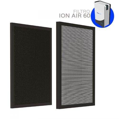 PACK DE FILTRO CARBONO ACTIVADO ION AIR 60